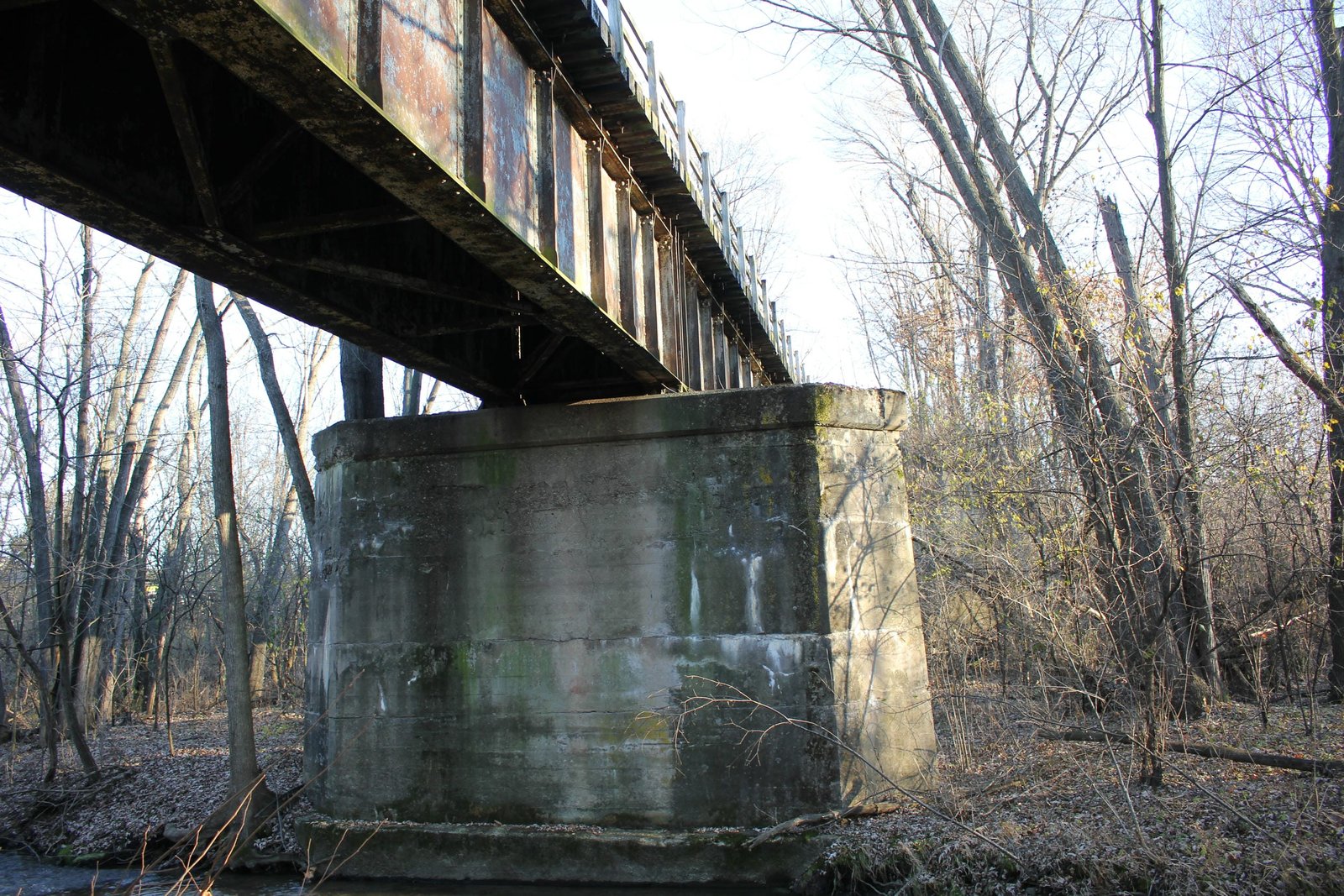 Looking east